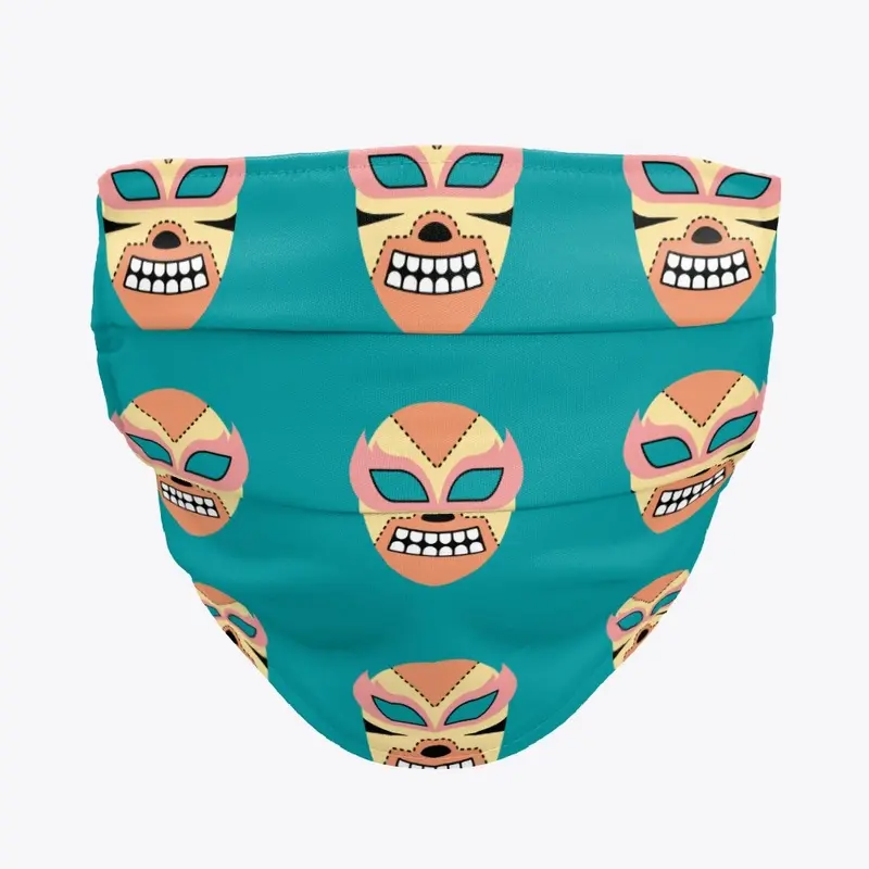 Wrestling style face mask and backpack